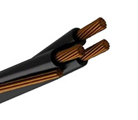 Quadruplex Service Drop Cable<br>Copper Conductor